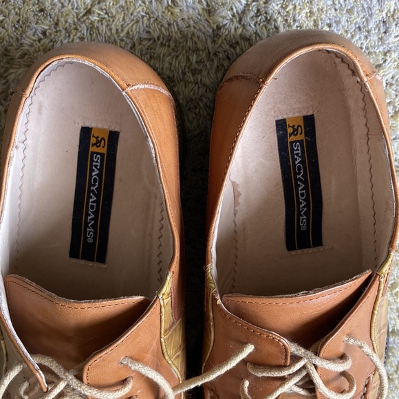 🐊 Stacy Adams Gator Print Dress Shoes 🐊 - Picture 5 of 8